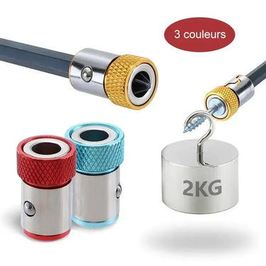 ¡Llévate el Doble! Pack de 3 Anillos Magnéticos Para Destornillador + 3 Gratis